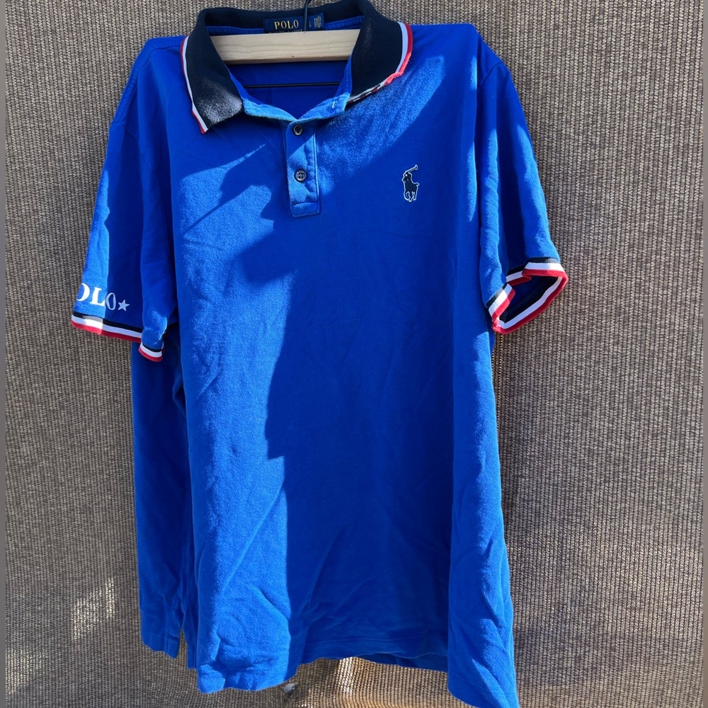 Men's Ralph Lauren Polo Logo Shirt Classic Fit Men’s Sz L